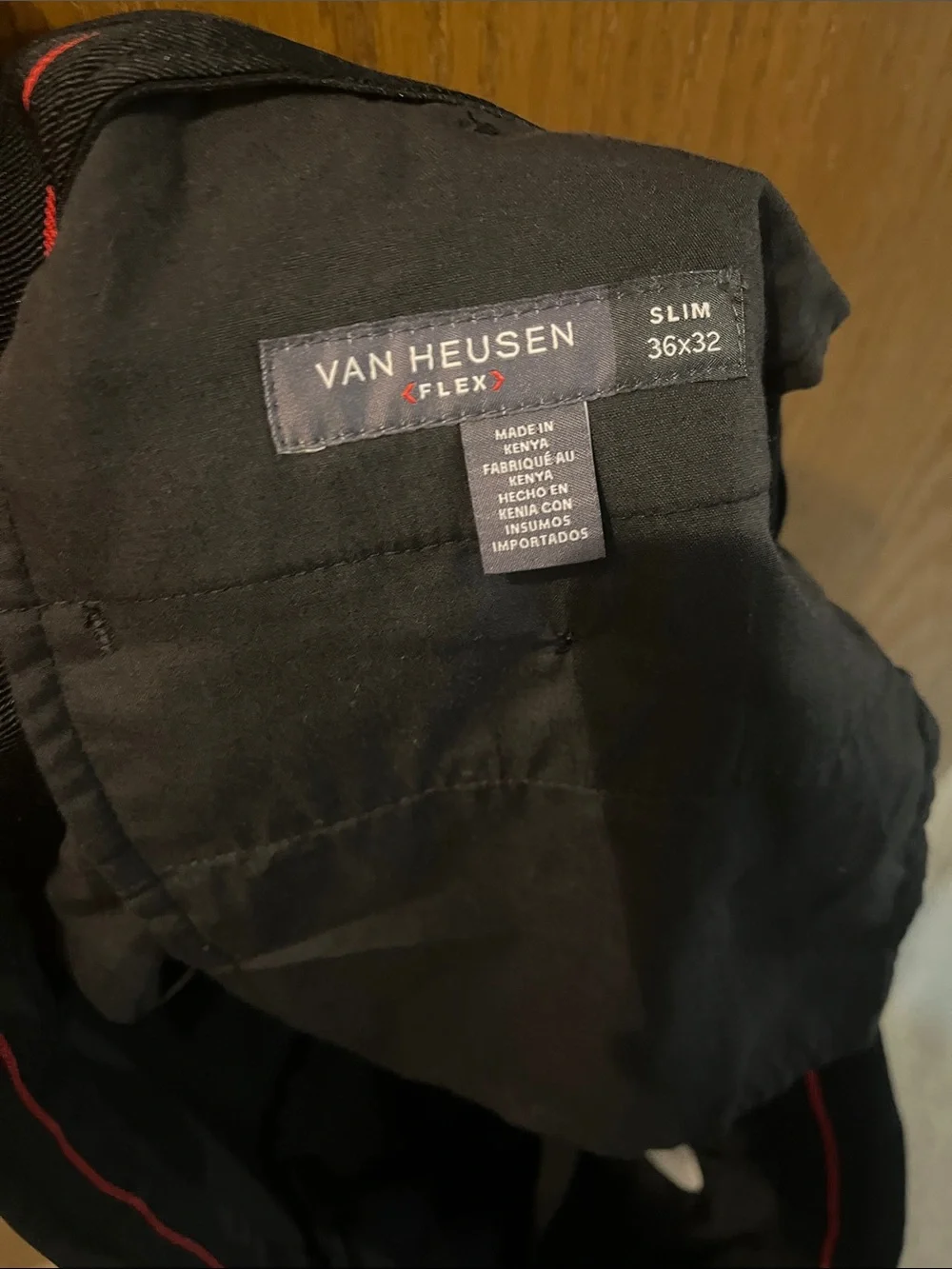 Van Heusen Black Slim Dress Pants